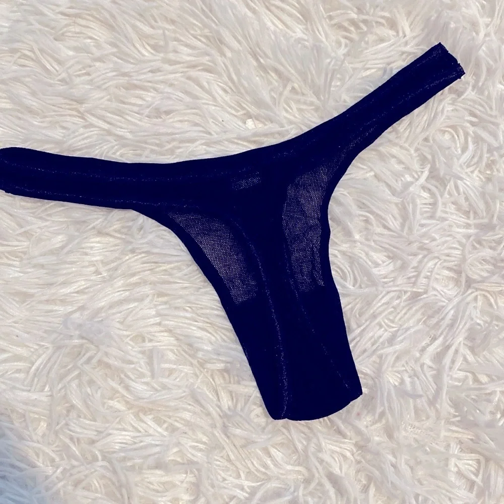 Cosabella Black Sheer micro mesh Thong